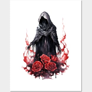 Gothic Roses Ghost #2 Posters and Art